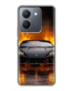 Чехол для Vivo Y36 с картинкой «Lamborghini в огне» Чехол для Vivo Y36 с картинкой «Lamborghini в огне»