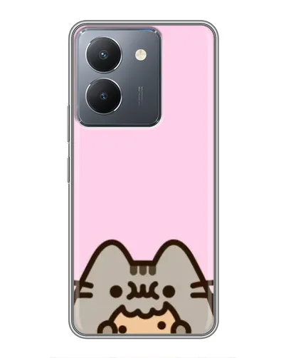 Чехол для Vivo Y36 с картинкой «Pusheen и печенье» Чехол для Vivo Y36 с картинкой «Pusheen и печенье»