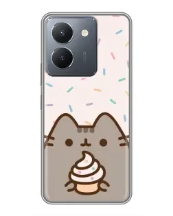 Чехол для Vivo Y36 с картинкой «Пушин с кексом» Чехол для Vivo Y36 с картинкой «Пушин с кексом»