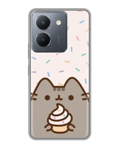 Чехол для Vivo Y36 с картинкой «Пушин с кексом» Чехол для Vivo Y36 с картинкой «Пушин с кексом»