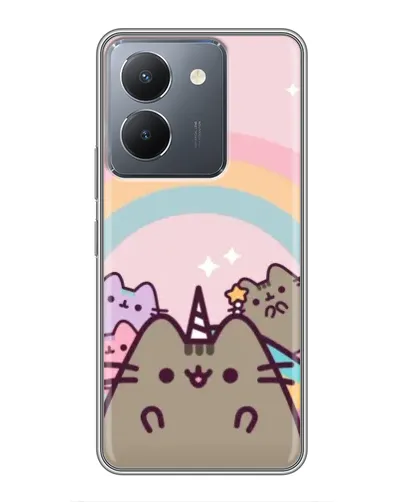 Чехол для Vivo Y36 с картинкой «Единорог Pusheen» Чехол для Vivo Y36 с картинкой «Единорог Pusheen»