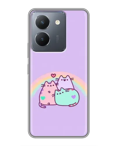 Чехол для Vivo Y36 с картинкой «Радужные Пушины» Чехол для Vivo Y36 с картинкой «Радужные Пушины»