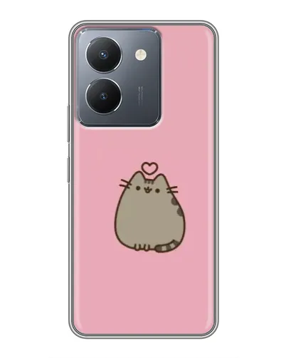 Чехол для Vivo Y36 с картинкой «Pusheen сердце» Чехол для Vivo Y36 с картинкой «Pusheen сердце»