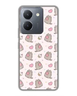 Чехол для Vivo Y36 с картинкой «Пушин и сладости» Чехол для Vivo Y36 с картинкой «Пушин и сладости»
