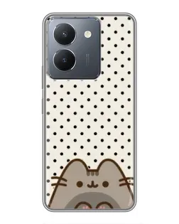 Чехол для Vivo Y36 с картинкой «Пушин в горошек» Чехол для Vivo Y36 с картинкой «Пушин в горошек»