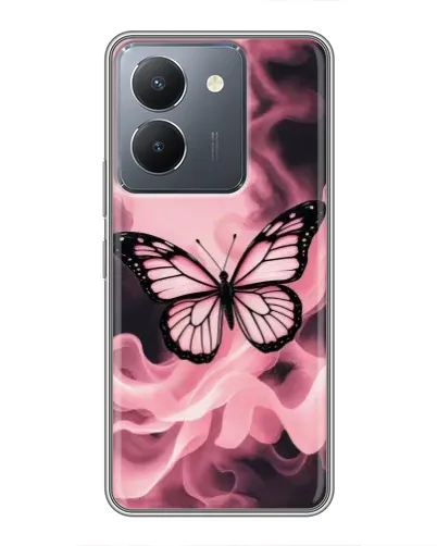 Чехол для Vivo Y36 с картинкой «Бабочка в дыму» Чехол для Vivo Y36 с картинкой «Бабочка в дыму»