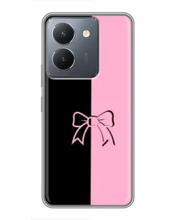 Чехол для Vivo Y36 с картинкой «Половинки банта» Чехол для Vivo Y36 с картинкой «Половинки банта»