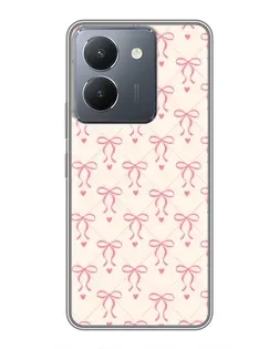Чехол для Vivo Y36 с картинкой «Розовые бантики Coquette» Чехол для Vivo Y36 с картинкой «Розовые бантики Coquette»