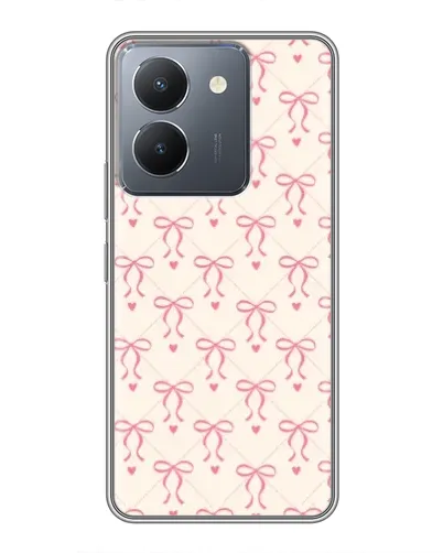 Чехол для Vivo Y36 с картинкой «Розовые бантики Coquette» Чехол для Vivo Y36 с картинкой «Розовые бантики Coquette»