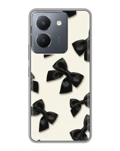 Чехол для Vivo Y36 с картинкой «Черные бантики» Чехол для Vivo Y36 с картинкой «Черные бантики»