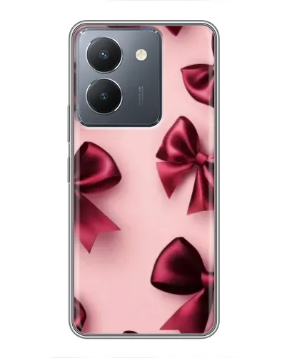 Чехол для Vivo Y36 с картинкой «Бордовый атлас» Чехол для Vivo Y36 с картинкой «Бордовый атлас»