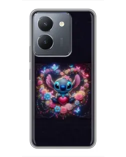 Чохол для Vivo Y36 з картинкою «Stitch у квітах» Чохол для Vivo Y36 з картинкою «Stitch у квітах»
