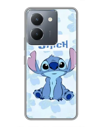 Чехол для Vivo Y36 с картинкой «Stitch среди цветов» Чехол для Vivo Y36 с картинкой «Stitch среди цветов»