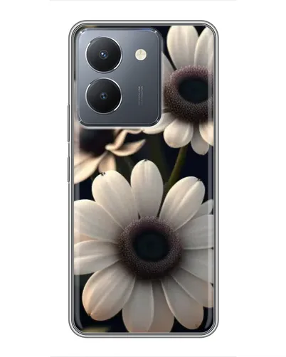 Чехол для Vivo Y36 с картинкой «Белые маргаритки макро» Чехол для Vivo Y36 с картинкой «Белые маргаритки макро»