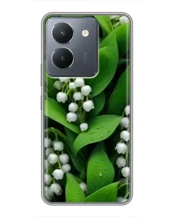 Чехол для Vivo Y36 с картинкой «Ландыши в зелени»