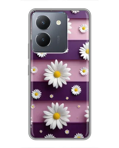 Чехол для Vivo Y36 с картинкой «Ромашки на фиолетовом» Чехол для Vivo Y36 с картинкой «Ромашки на фиолетовом»