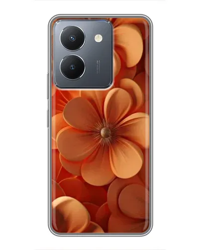 Чехол для Vivo Y36 с картинкой «Оранжевый макро цветок» Чехол для Vivo Y36 с картинкой «Оранжевый макро цветок»