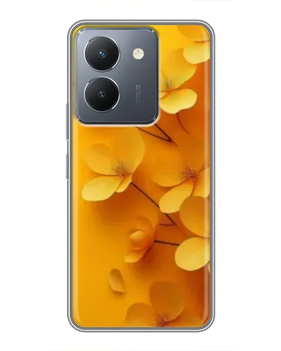 Чехол для Vivo Y36 с картинкой «Золотые лепестки» Чехол для Vivo Y36 с картинкой «Золотые лепестки»
