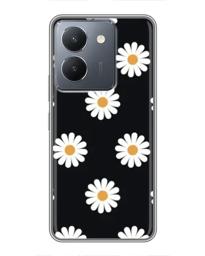 Чехол для Vivo Y36 с картинкой «Ромашки на черном» Чехол для Vivo Y36 с картинкой «Ромашки на черном»