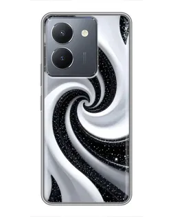 Чохол для Vivo Y36 з картинкою «Чорно-біла спіраль» Чохол для Vivo Y36 з картинкою «Чорно-біла спіраль»