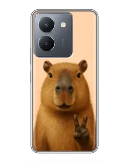 Чохол для Vivo Y36 з картинкою «Капібара вікторія» Чохол для Vivo Y36 з картинкою «Капібара вікторія»