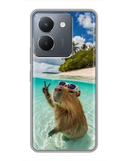 Чохол для Vivo Y36 з картинкою «Капібара на морі» Чохол для Vivo Y36 з картинкою «Капібара на морі»