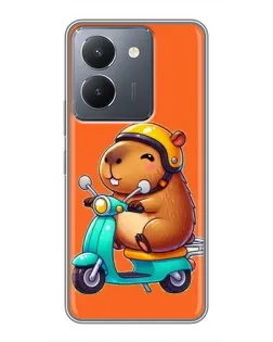 Чохол для Vivo Y36 з картинкою «Капібара на скутері» Чохол для Vivo Y36 з картинкою «Капібара на скутері»