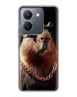 Чохол для Vivo Y36 з картинкою «Капібара золотий ланцюг» Чохол для Vivo Y36 з картинкою «Капібара золотий ланцюг»