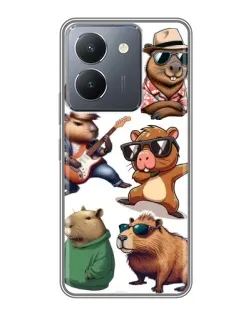 Чохол для Vivo Y36 з картинкою «Круті капібари музиканти» Чохол для Vivo Y36 з картинкою «Круті капібари музиканти»
