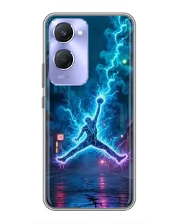 Чехол для Vivo Y36c с картинкой «Jordan Gold Jumpman» Чехол для Vivo Y36c с картинкой «Jordan Gold Jumpman»