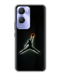 Чехол для Vivo Y36c с картинкой «Jordan Gradient Logo» Чехол для Vivo Y36c с картинкой «Jordan Gradient Logo»