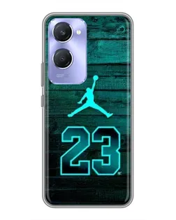 Чехол для Vivo Y36c с картинкой «Jordan Cyan 23» Чехол для Vivo Y36c с картинкой «Jordan Cyan 23»