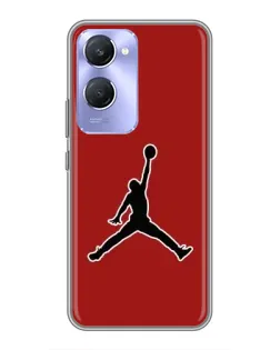 Чехол для Vivo Y36c с картинкой «Jordan Red Back» Чехол для Vivo Y36c с картинкой «Jordan Red Back»