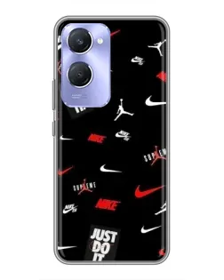 Чехол для Vivo Y36c с картинкой «Nike Mix Pattern» Чехол для Vivo Y36c с картинкой «Nike Mix Pattern»