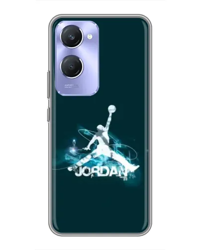 Чехол для Vivo Y36c с картинкой «Jordan Blue Fire» Чехол для Vivo Y36c с картинкой «Jordan Blue Fire»