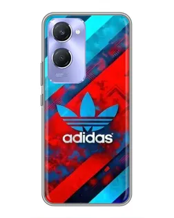 Чехол для Vivo Y36c с картинкой «Абстракция Adidas»