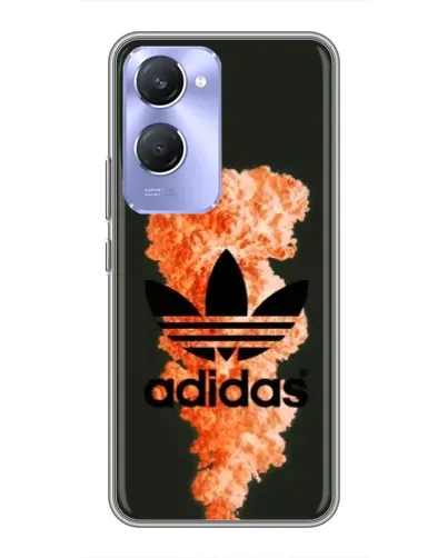 Чехол для Vivo Y36c с картинкой «Оранжевый дым Adidas» Чехол для Vivo Y36c с картинкой «Оранжевый дым Adidas»