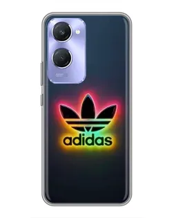 Чехол для Vivo Y36c с картинкой «Неоновый Adidas»