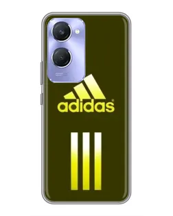 Чехол для Vivo Y36c с картинкой «Оливковый градиент Adidas»
