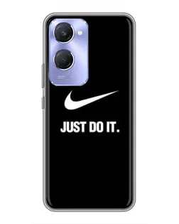 Чехол для Vivo Y36c с картинкой «Классический принт Nike» Чехол для Vivo Y36c с картинкой «Классический принт Nike»