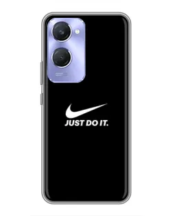Чехол для Vivo Y36c с картинкой «Минимализм от Nike» Чехол для Vivo Y36c с картинкой «Минимализм от Nike»