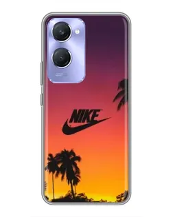 Чехол для Vivo Y36c с картинкой «Nike на закате солнца» Чехол для Vivo Y36c с картинкой «Nike на закате солнца»