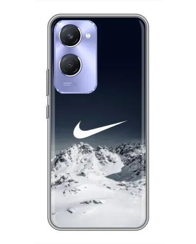 Чехол для Vivo Y36c с картинкой «Nike — зимние горы» Чехол для Vivo Y36c с картинкой «Nike — зимние горы»