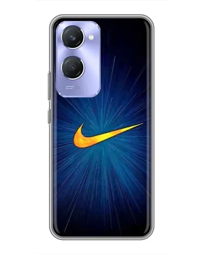 Чехол для Vivo Y36c с картинкой «Синий пульс Nike» Чехол для Vivo Y36c с картинкой «Синий пульс Nike»