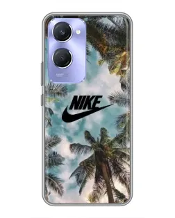 Чехол для Vivo Y36c с картинкой «Тропический принт Nike» Чехол для Vivo Y36c с картинкой «Тропический принт Nike»