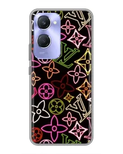 Чохол для Vivo Y36c з картинкою «Неоновий мікс Nike»