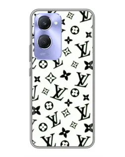 Чехол для Vivo Y36c с картинкой «Монохромный хаос LV»