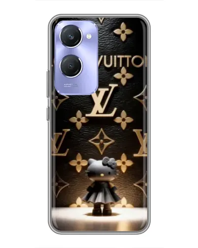Чехол для Vivo Y36c с картинкой «Монограмма с фигурой» Чехол для Vivo Y36c с картинкой «Монограмма с фигурой»