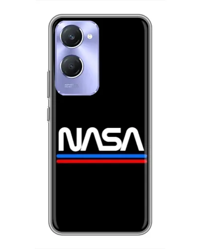 Чехол для Vivo Y36c с картинкой «NASA — классика Red Blue» Чехол для Vivo Y36c с картинкой «NASA — классика Red Blue»