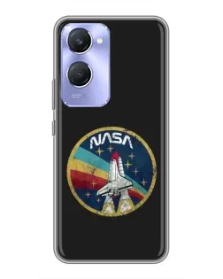 Чехол для Vivo Y36c с картинкой «NASA — эмблема миссии»